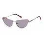 Polaroid PLD6129SYY5 dames aviator zonnebril Havana bruin gepolariseerd