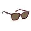 POLAROID PLD6160SC9ASP dames rechthoekige zonnebril - smoke grey polarized
