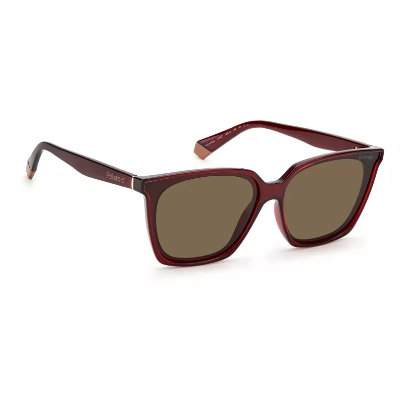 POLAROID PLD6160SC9ASP dames rechthoekige zonnebril - smoke grey polarized