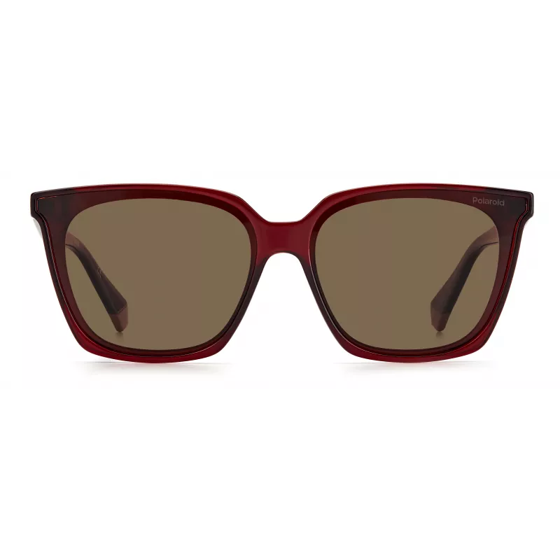 POLAROID PLD6160SC9ASP dames rechthoekige zonnebril - smoke grey polarized