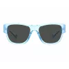 POLAROID PLD6197SMVU Unisex rechthoekige zonnebril gepolariseerd UV400 55mm