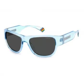 POLAROID PLD6197SMVU Unisex rechthoekige zonnebril gepolariseerd UV400 55mm