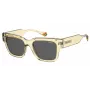 POLAROID PLD6198SXMC40 unisex rechthoekige zonnebril - Havana/bruin - 52/18/140 mm