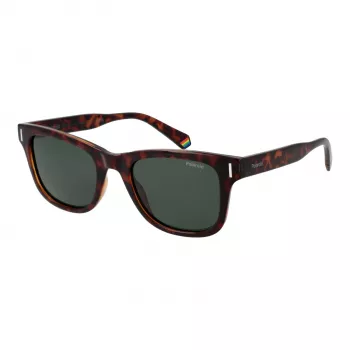 Polaroid PLD6206S51086 unisex zonnebril vierkant Havana 51mm