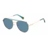 Polaroid PLD6211SXPEF unisex zonnebril - bruin Havana montuur, bruine gepolariseerde glazen, 57 mm