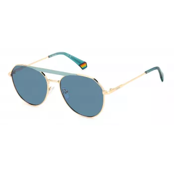 Polaroid PLD6211SXPEF unisex zonnebril - bruin Havana montuur, bruine gepolariseerde glazen, 57 mm