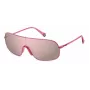POLAROID PLD6222SMU1 unisex zonnebril - gepolariseerd vierkant montuur zwart/grijs