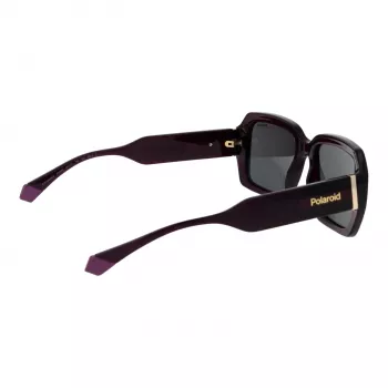 POLAROID PLD6223SX54B3 unisex rechthoekige zonnebril - Havana bruin - 54/19/140 mm