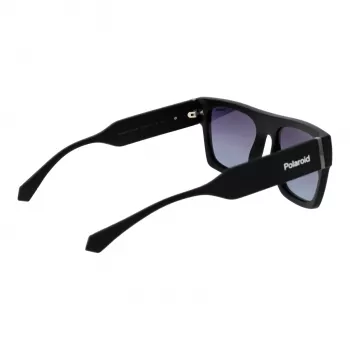 POLAROID PLD6224SX5400 unisex zonnebril Havana vierkant montuur grijs gepolariseerd glas 54/20/140 mm