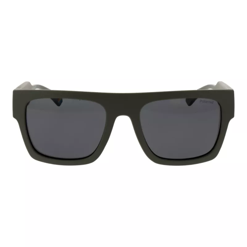 POLAROID PLD6224SX543Y unisex rechthoekige zonnebril havanna groen 54 mm