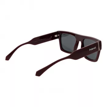 Polaroid PLD6224SX54LH unisex zonnebril - zwart montuur, grijze glazen, 54 mm