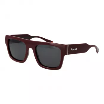 Polaroid PLD6224SX54LH unisex zonnebril - zwart montuur, grijze glazen, 54 mm