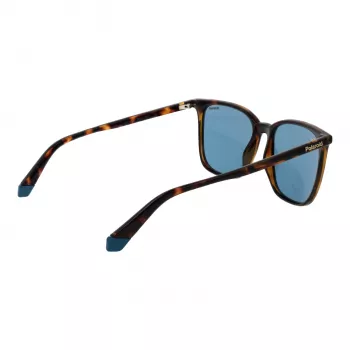 POLAROID PLD6226S54086 dameszonnebril havana bruin rechthoekig gepolariseerd 54 mm