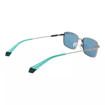 Polaroid PLD6227SX566L unisex zonnebril havanna vierkant montuur groene gepolariseerde lens 56mm