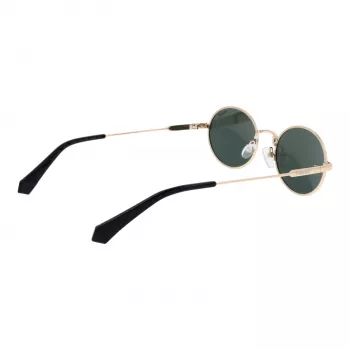 POLAROID PLD6228SX532M unisex rechthoekige zonnebril - bruin Havana montuur, bruine gepolariseerde glazen, 53 mm