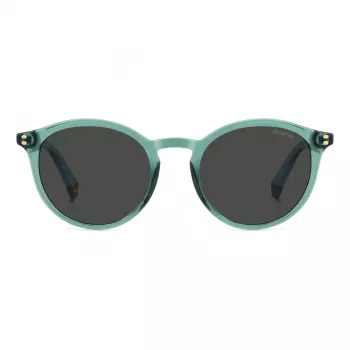 Polaroid PLD6233S1ED unisex zonnebril - zwart montuur, grijze gepolariseerde glazen
