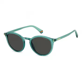 Polaroid PLD6233S1ED unisex zonnebril - zwart montuur, grijze gepolariseerde glazen
