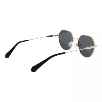 Polaroid PLD6236SX54RH unisex rechthoekige zonnebril - havana montuur bruine glazen 54mm