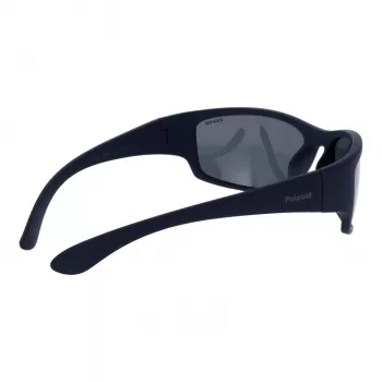 Polaroid PLD7005S63863 unisex rechthoekige zonnebril - zwart/grijs - gepolariseerd UV400