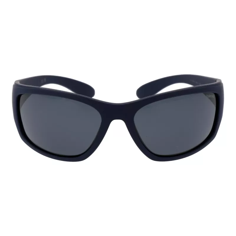 Polaroid PLD7005S63863 unisex rechthoekige zonnebril - zwart/grijs - gepolariseerd UV400