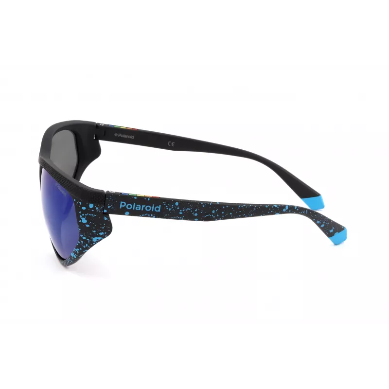 POLAROID PLD7032-S-S6F unisex rechthoekige zonnebril havana bruin gepolariseerd