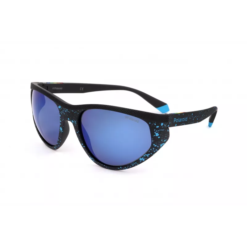 POLAROID PLD7032-S-S6F unisex rechthoekige zonnebril havana bruin gepolariseerd