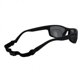 POLAROID PLD7037S60807 unisex piloot zonnebril - grijze glazen - zwart montuur