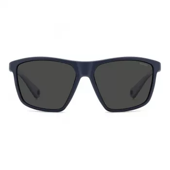 POLAROID PLD7040SFLL herenzonnebril - zwart montuur, grijze gepolariseerde glazen, 59 mm