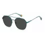 POLAROID Unisex PLD6172SMR8M9 vierkante zonnebril Havana groen gepolariseerd UV400