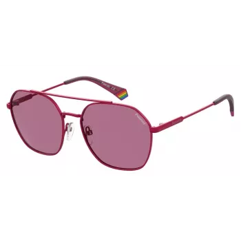 POLAROID unisex PLD6172SQHO zonnebril - gepolariseerd UV400-bescherming - vierkant montuur 57mm