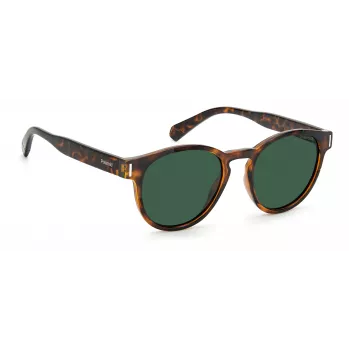POLAROID Unisex PLD6175S086UC zonnebril Havana bruin gepolariseerd 51mm