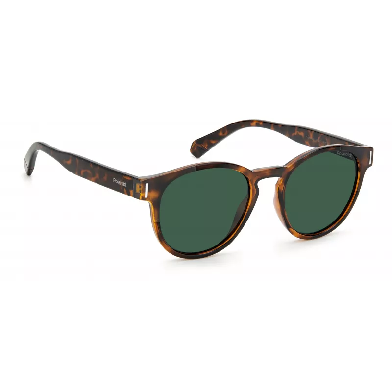 POLAROID Unisex PLD6175S086UC zonnebril Havana bruin gepolariseerd 51mm