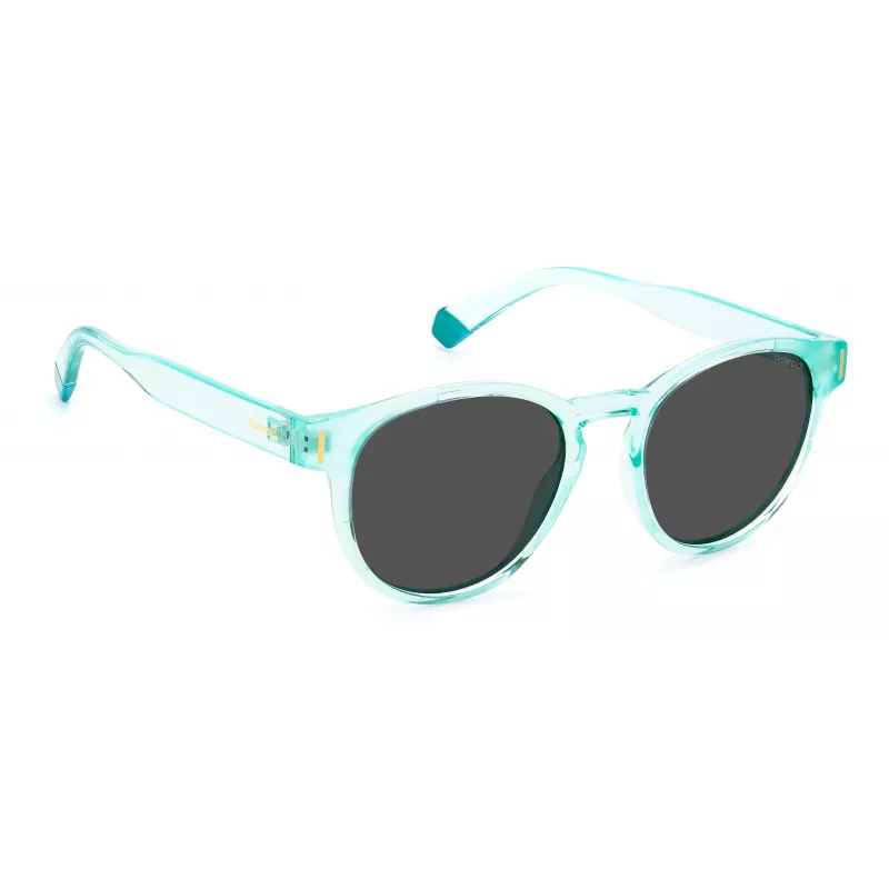 POLAROID unisex PLD6175S5CBM9 zonnebril Havana grijs blauw gespiegeld 51mm
