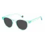 POLAROID unisex PLD6175S5CBM9 zonnebril Havana grijs blauw gespiegeld 51mm