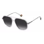 POLAROID unisex PLD6182S900WJ rechthoekige gepolariseerde zonnebril - zwart montuur grijze glazen 59mm