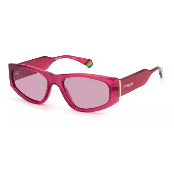 POLAROID unisex zonnebril PLD6169S8CQ0F zwart montuur grijze gepolariseerde glazen 55/18/140 mm
