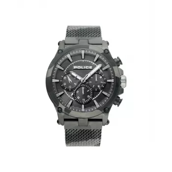 POLICE herenhorloge Adder R1453321003 47 mm quartz analoog polshorloge zwarte wijzerplaat leer