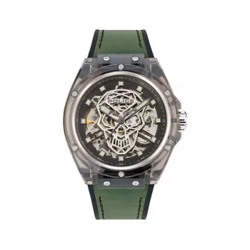 POLICE heren analoog quartzhorloge PEWGR1592404 44mm zwart leer