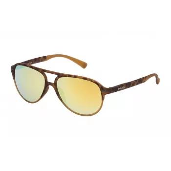 POLICE heren zonnebril SK0475449EG - zwart montuur, grijze glazen, 54 mm