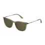 Police herenzonnebril SPLL77-53G61P havana groen gepolariseerd 53mm