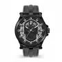 POLICE Herenhorloge Blaze PEWJA2108201 47mm zwarte wijzerplaat Lederen band