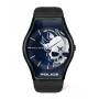 POLICE Herenhorloge PEWJA2002302 45mm RVS behuizing Leren Band