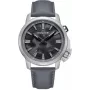 POLICE herenhorloge PEWJD2202702 44 mm blauwe wijzerplaat bruine leren band