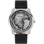 POLICE herenhorloge PL.15714JS-04 42mm blauwe wijzerplaat lederen band