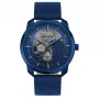 POLICE herenhorloge PL15714JSBL0 42mm blauwe wijzerplaat leren band