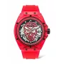 Police herenhorloge PL15924JPR16P 44mm blauwe wijzerplaat bruin leer