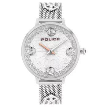 Police Herenhorloge PL16031MS04M 36mm RVS Blauwe wijzerplaat