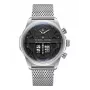 Police herenhorloge Ranger II PEWJG0006504 44mm blauwe wijzerplaat bruin leer
