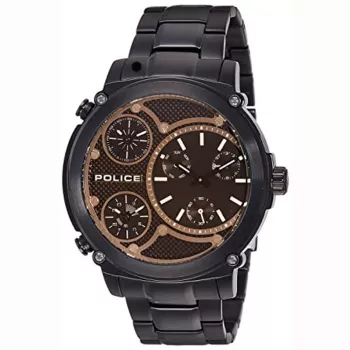Police herenhorloge Ranger PL14830JBB02M 52mm RVS zwarte wijzerplaat