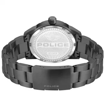 POLICE Raho herenhorloge quartz met zwarte wijzerplaat en leren band PEWJG2202902